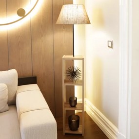 Lampada da terra AYD 1xE27/40W/230V marrone