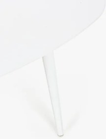 Salotto Da Esterno In Alluminio 5 Posti Con Tavolino Maribela Bianco Bizzotto