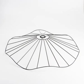 Brilagi - Lampadario a plafone LED CERIA WIRE 1xE27/40W/230V Ø 80 cm nero