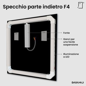 Specchio con luce LED F4