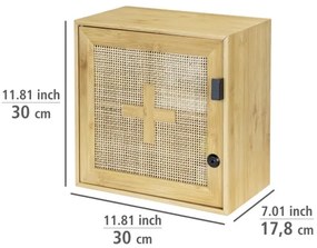 WENKO 25613100 - Mobiletto ALLEGRE 30x30 cm marrone