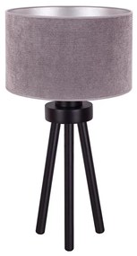 Duolla - Lampada da tavolo LYON 1xE27/15W/230V diametro 30 cm grigio