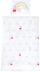 Biancheria da letto per culla in cotone 100x135 cm Peppa Pig - Roba