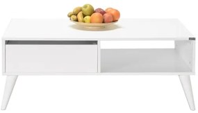 Tavolino 42x110 cm bianco