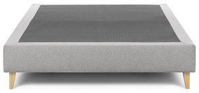 Kave Home - Base letto alta Nikos 180 x 200 cm grigio