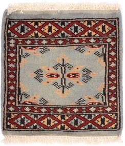 Bokhara Tappeto 30x30 (Pakistan) Annodato A Mano