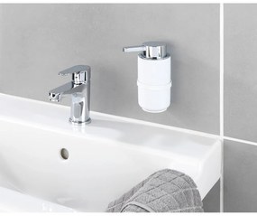 Dispenser di sapone in ceramica bianco autoportante 0,25 l Woya - Wenko