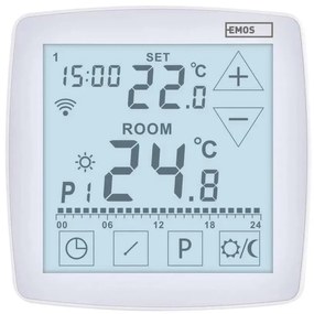 Termostato digitale wireless GoSmart 230V/16A, Wi‑Fi compatibile con Tuya