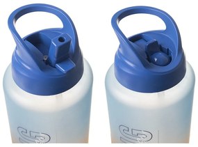 Bottiglia tritan arancio-blu 1 l Moly - Orion