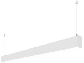 Profilo Lineare Alluminio a Sospensione per Striscia LED 1m e 2m Variante Lunghezza 1 Metro