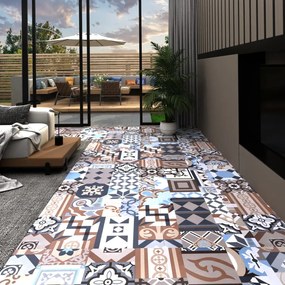 Listoni Per Pavimenti Autoadesivi 20 Pz İn Pvc 1,86 M² Mono /