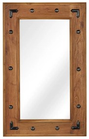 Specchio İn Legno Massello Di Acacia 50x80 Cm /