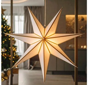 Brilagi - Stella decorativa natalizia a LED 70 cm, alimentazione 2xAA
