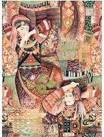 Arte International Carta da parati Odisha Dance - Red Rhapsody