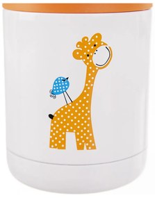 Thermos per bambini arancione e bianco 480 ml Žirafa - Orion