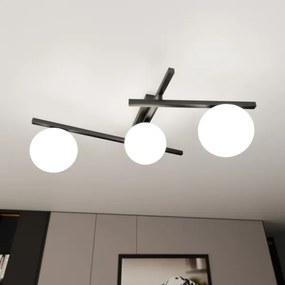 Plafoniera SMART 3xE14/10W/230V nero/bianco