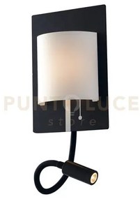 Applique led pop bianca con luce flessibile a led 6+3w 720lm 4000k ...