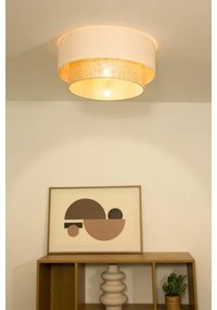 Plafoniera NATIA 1xE27/60W/230V bianco/marrone