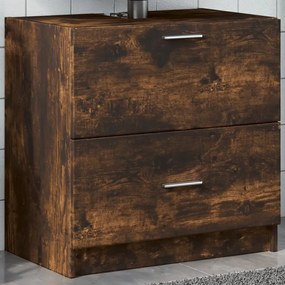 Mobile Lavabo Rovere Fumo 59x37x59 Cm İn Truciolare /