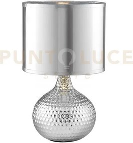 Lumetto pulsar silver 1 luce attacco e27 1 luce attacco e14 22x22x35cm