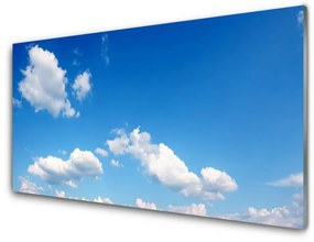 Quadro vetro acrilico Cielo, nuvole, paesaggio 100x50 cm