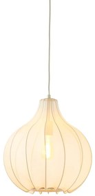 Lampadario beige con paralume in tessuto ø 39 cm Elati - Light &amp; Living