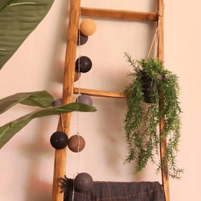 Cespuglio Appeso Di Asparagi Artificiali 50 Cm İn Vaso /