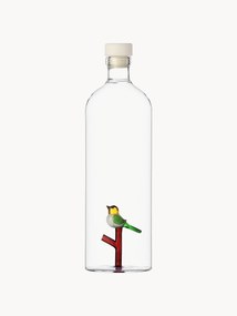 Caraffa in vetro borosilicato fatta a mano Bird, 1,1 L