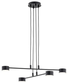 Lampadario a sospensione con filo MODUS 4xGX53/12W/230V nero