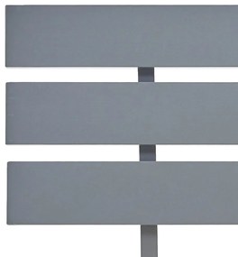 Giroletto Grigio in Legno Massello di Pino 90x200 cm