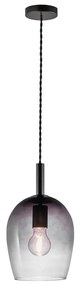 Nordlux - Sospensione a cavo UMA 1xE27/40W/230V Ø 18 cm nero/fumé