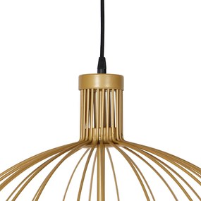 Lampada a sospensione di design oro 60 cm - Wire Dos