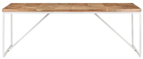 Tavolo da Pranzo 200x90x76 cm Legno Massello di Acacia e Mango