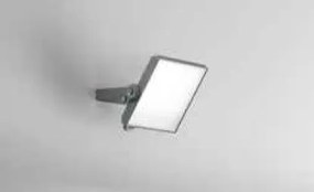 Proiettore led 10w cct silver con sensore ip65 led-axel-s10-sil