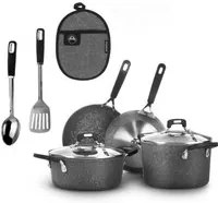 Batteria pentole induzione 9 pezzi New Petra Dark