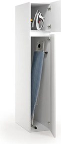 Colonna per mobile bagno 2 ante P 69 x L 35 x H 195 cm bianco