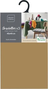 Set di tovaglioli 3 pz 40x40 cm Mistral – douceur d'intérieur