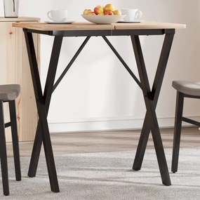 Telaio Gambe A X Per Tavolo Da Pranzo 40x40x73 Cm İn Acciaio /