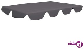 vidaXL Baldacchino per Dondolo Giardino Antracite 150/130x70/105 cm