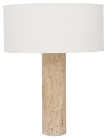 Tikamoon - Lampada da tavolo in pietra Marmo da 44 cm