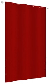 Paravento Per Balcone Rosso 140x240 Cm İn Tessuto Oxford /