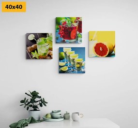 Set di quadri – Drink dai colori vivaci