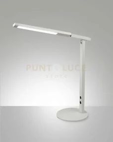 Ideal lampada da tavolo bianca a led orientabile cct 3000k - 4000k ...