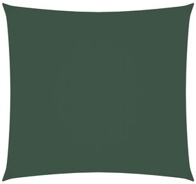 Vela Parasole in Tela Oxford Quadrata 2x2 m Verde Scuro 135465