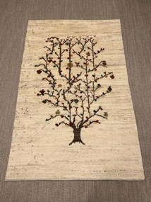Gabbeh Tappeto 120x180 Beige (Iran) Annodato A Mano