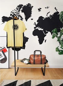 Set di panca e appendiabiti con struttura in acciaio Ben - Woodman