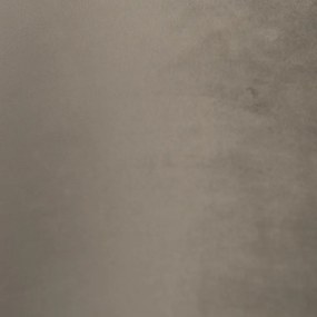 Paralume in velluto color talpa 40/40/40 con interno dorato