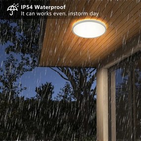 Brilagi - Lampada LED da bagno ULTRA SLIM LED/18W/230V diametro 30 cm bianco IP54