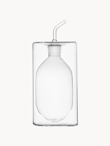 Distributore aceto e olio in vetro borosilicato fatto a mano Cilindro alt. 19 cm