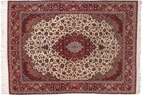 Isfahan Tappeto persiano 260x360 Rosa (Iran) Annodato A Mano